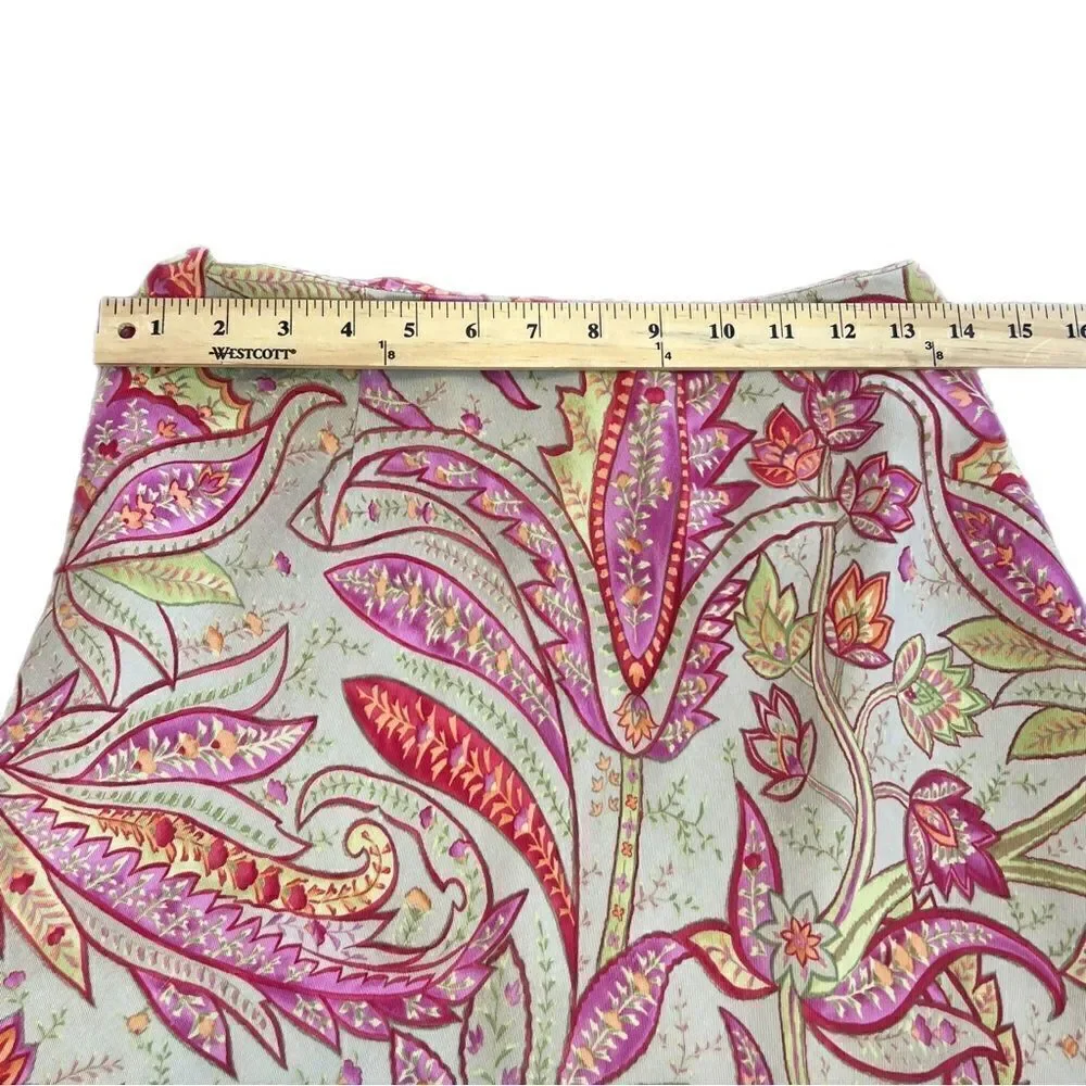 Talbots Pink Floral Skirt. Flared. Size 6. Great Condition!!